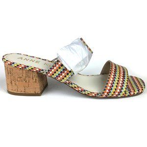 Anne Klein Barras Multicolor Open Toe Shoes, 9M